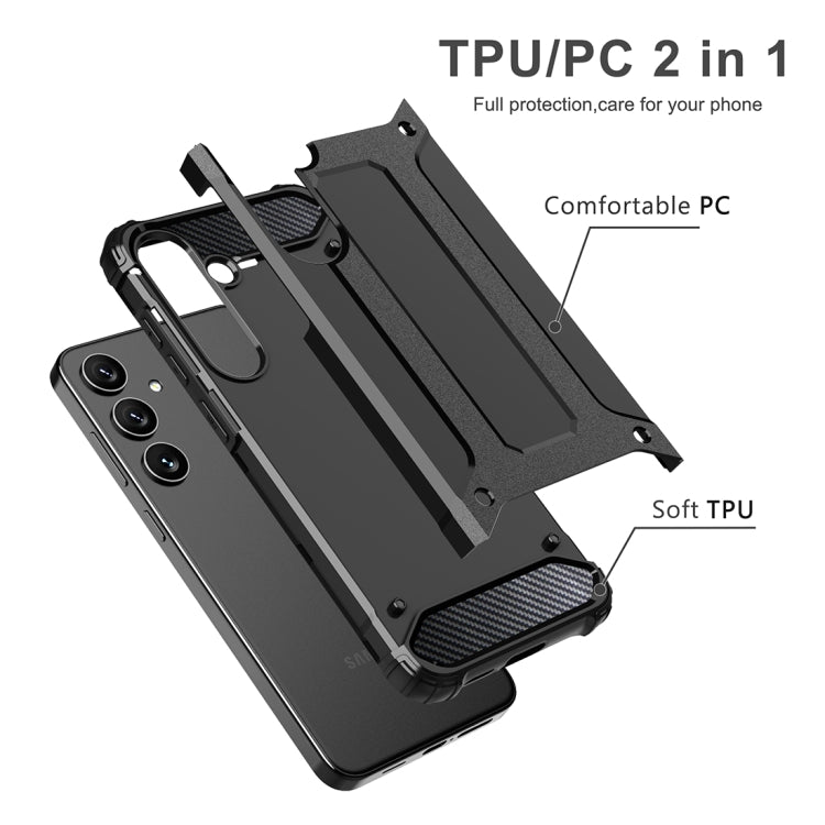 For Samsung Galaxy S24 Ultra 5G Magic Armor TPU + PC Phone Case(Silver) - Galaxy S24 Ultra 5G Cases by PMC TechLife | Online Shopping South Africa | PMC TechLife