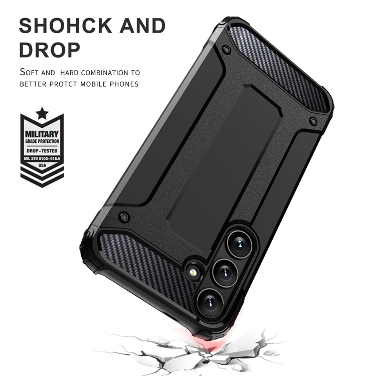 For Samsung Galaxy S24+ 5G Magic Armor TPU Hybrid PC Phone Case(Red) - Galaxy S24+ 5G Cases by PMC TechLife | Online Shopping South Africa | PMC TechLife | Buy Now Pay Later Mobicred