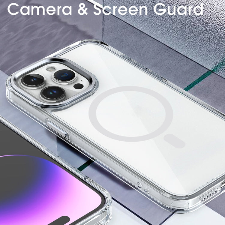 For iPhone 15 Pro Max MagSafe Magnetic Clear Phone Case(Sierra Blue) - iPhone 15 Pro Max Cases by PMC TechLife | Online Shopping South Africa | PMC TechLife