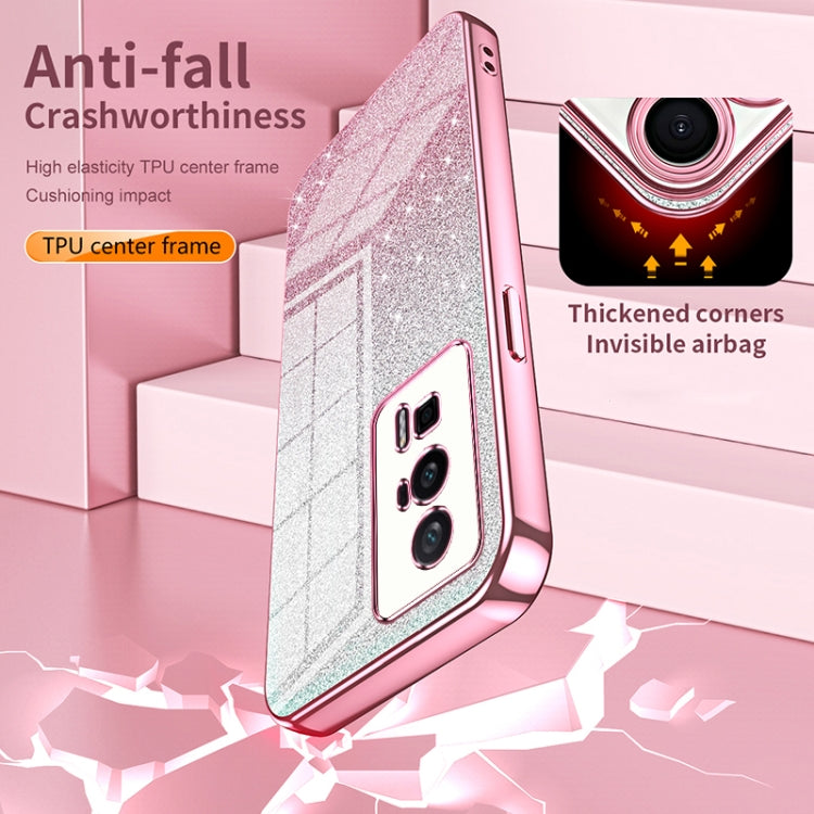 For Xiaomi 14 Ultra Gradient Glitter Powder Electroplated Phone Case(Purple) - 14 Ultra Cases by PMC TechLife | Online Shopping South Africa | PMC TechLife | Buy Now Pay Later Mobicred
