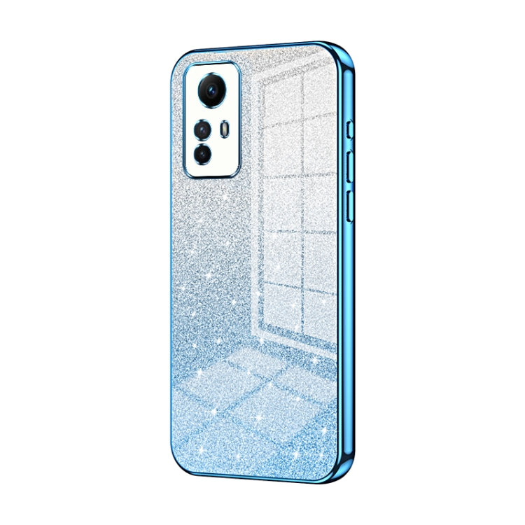 For Xiaomi Redmi Note 12S Gradient Glitter Powder Electroplated Phone Case(Blue) - Xiaomi Cases by PMC Jewellery | Online Shopping South Africa | PMC Jewellery | Buy Now Pay Later Mobicred