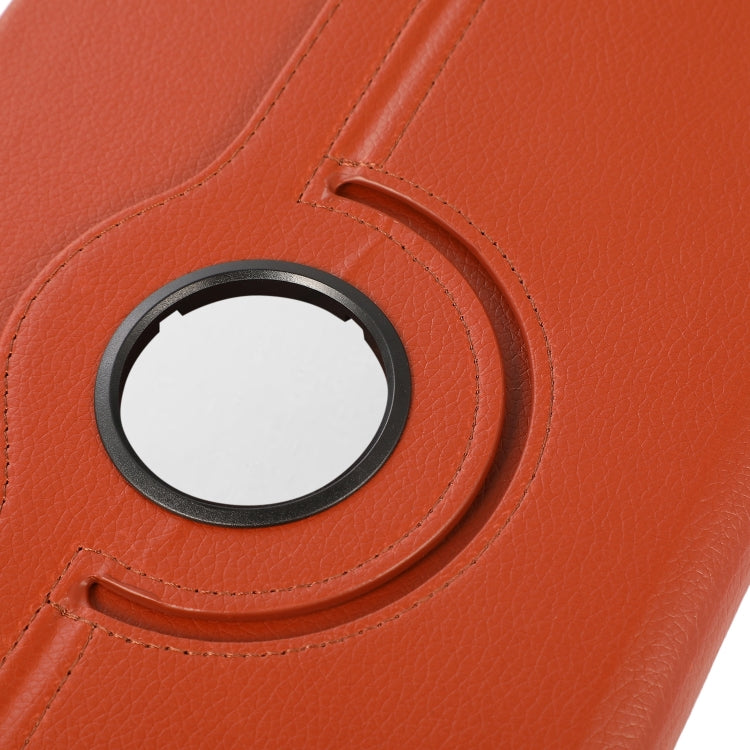 For Lenovo Tab M11 / Xiaoxin Pad 11 2024 360 Degree Rotation Litchi Texture Leather Tablet Case(Rose Red) - Lenovo by PMC Jewellery | Online Shopping South Africa | PMC Jewellery | Buy Now Pay Later Mobicred