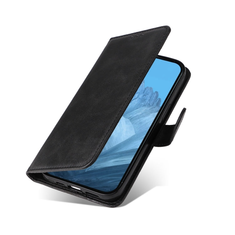 For Google Pixel 9 Classic Calf Texture Flip Leather Phone Case(Black) - Google Cases by PMC TechLife | Online Shopping South Africa | PMC TechLife | Buy Now Pay Later Mobicred