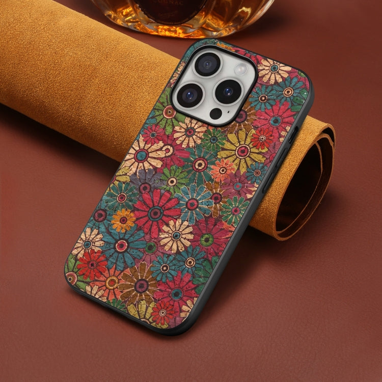 For iPhone 16 Pro Four Seasons Flower Language Series TPU Phone Case(Spring Green) - iPhone 16 Pro Cases by PMC TechLife | Online Shopping South Africa | PMC TechLife | Buy Now Pay Later Mobicred