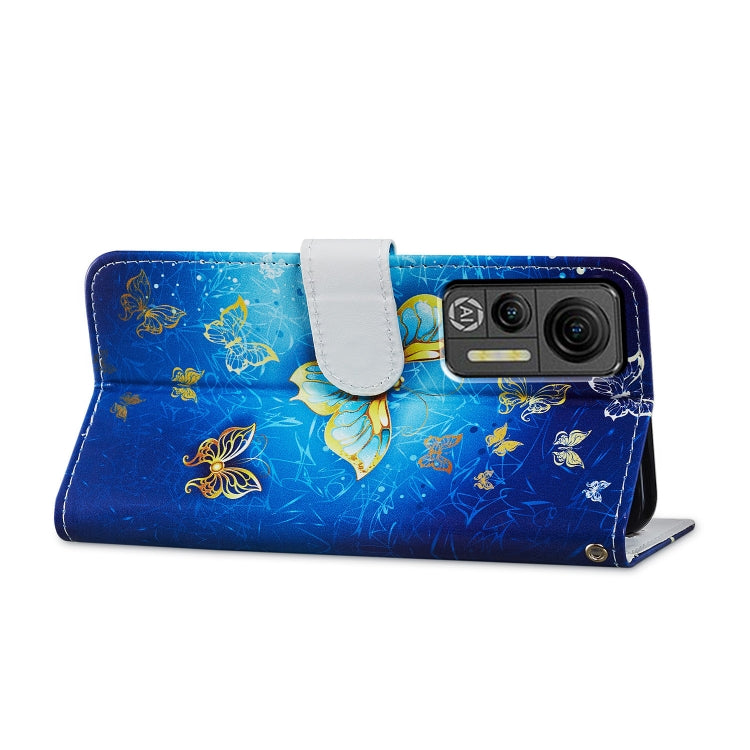 For Ulefone Note 14 Painted Pattern Horizontal Flip Leather Phone Case(Butterfly) - Ulefone Cases by PMC Jewellery | Online Shopping South Africa | PMC Jewellery | Buy Now Pay Later Mobicred