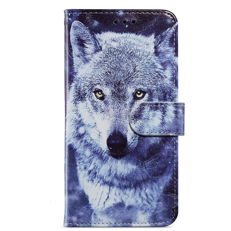 For Ulefone Note 14 Painted Pattern Horizontal Flip Leather Phone Case(White Wolf) - Ulefone Cases by PMC Jewellery | Online Shopping South Africa | PMC Jewellery | Buy Now Pay Later Mobicred