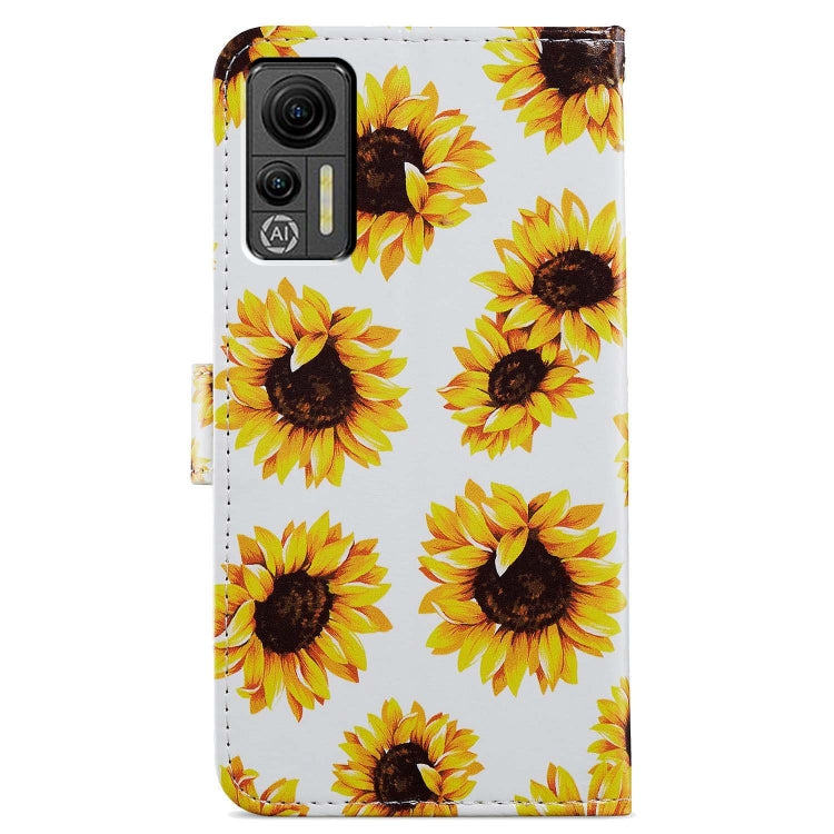 For Ulefone Note 14 Painted Pattern Horizontal Flip Leather Phone Case(Sunflower) - Ulefone Cases by PMC Jewellery | Online Shopping South Africa | PMC Jewellery | Buy Now Pay Later Mobicred