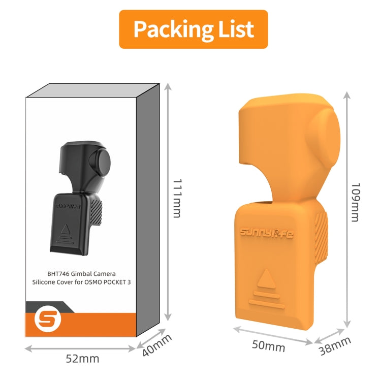 For DJI Osmo Pocket 3 Sunnylife OP3-BHT746 Silicone Protective Case(Red) - free shipping - PMC TechLife - Order now!