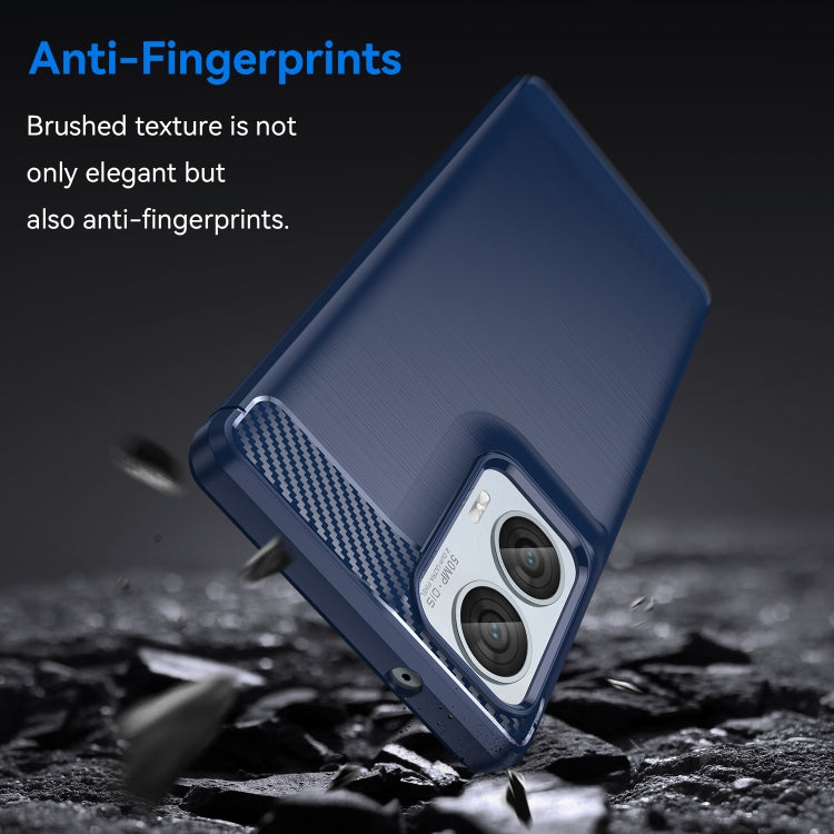 For Motorola S50 Neo Carbon Fiber Brushed Texture TPU Phone Case(Blue) - free shipping - PMC TechLife - Order now!