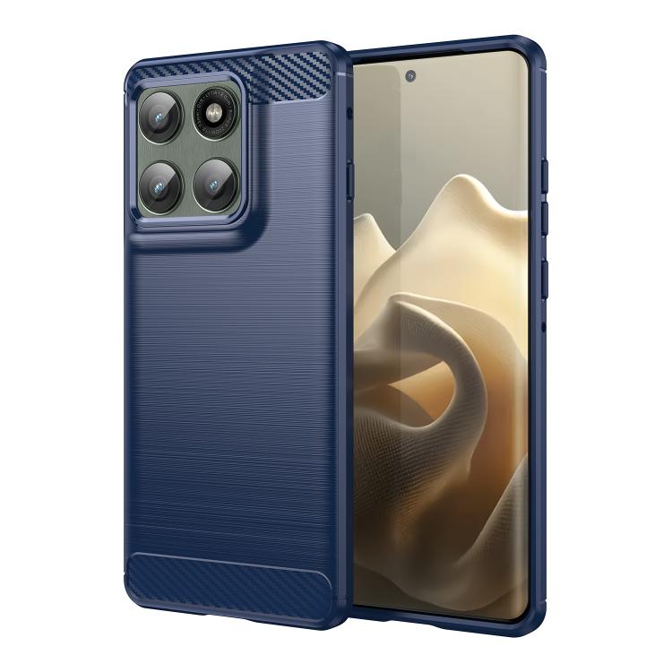 For Motorola Edge 60 Pro Carbon Fiber Brushed Texture TPU Phone Case(Blue) - free shipping - PMC TechLife - Order now!