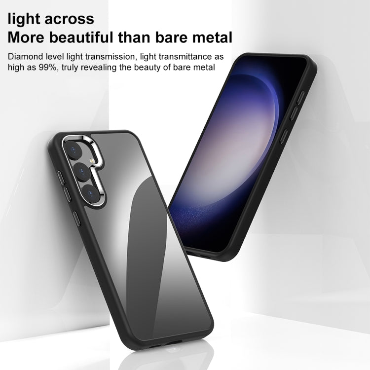For Samsung Galaxy S25 Ultra 5G Anti-fingerprint Highly Transparent PC Phone Case(Blue) - Galaxy S25 Ultra 5G Cases by PMC Jewellery | Online Shopping South Africa | PMC Jewellery | Buy Now Pay Later Mobicred
