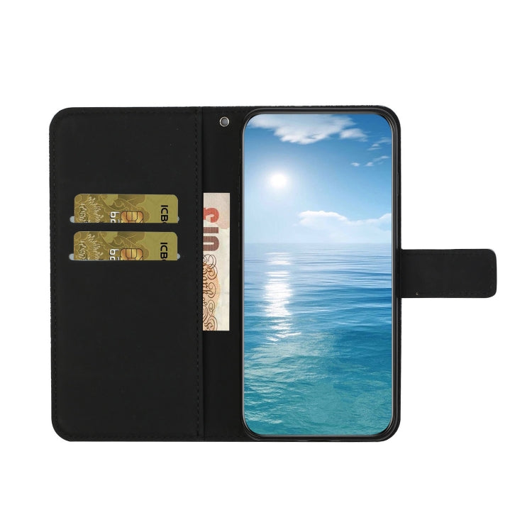 For Google Pixel 9 Pro XL Ethnic Style Embossed Pattern Leather Phone Case(Black) - Google Cases by PMC TechLife | Online Shopping South Africa | PMC TechLife | Buy Now Pay Later Mobicred