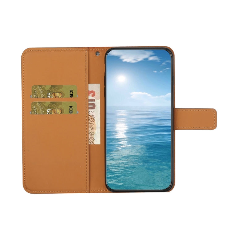 For Google Pixel 9 / 9 Pro Ethnic Style Embossed Pattern Leather Phone Case(Brown) - Google Cases by PMC TechLife | Online Shopping South Africa | PMC TechLife | Buy Now Pay Later Mobicred