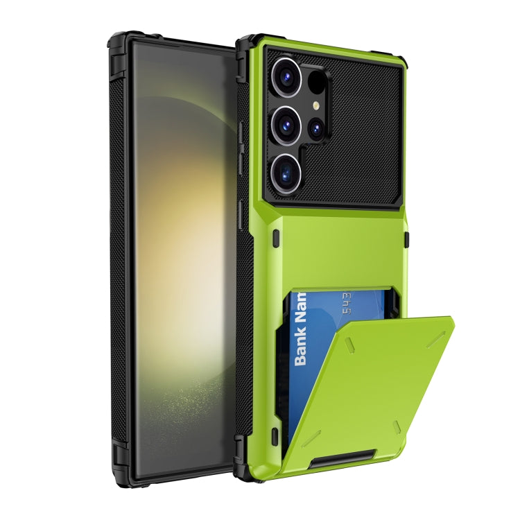 For Samsung Galaxy S24 Ultra 5G Scratch-Resistant Shockproof Heavy Duty Rugged Armor Phone Case(Green) - Galaxy S24 Ultra 5G Cases by PMC TechLife | Online Shopping South Africa | PMC TechLife | Buy Now Pay Later Mobicred