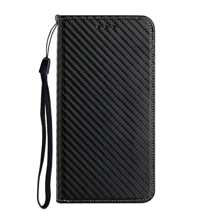 For Xiaomi Redmi Note 13 Pro 5G Carbon Fiber Texture Flip Holder Leather Phone Case(Black) - Note 13 Pro Cases by PMC TechLife | Online Shopping South Africa | PMC TechLife