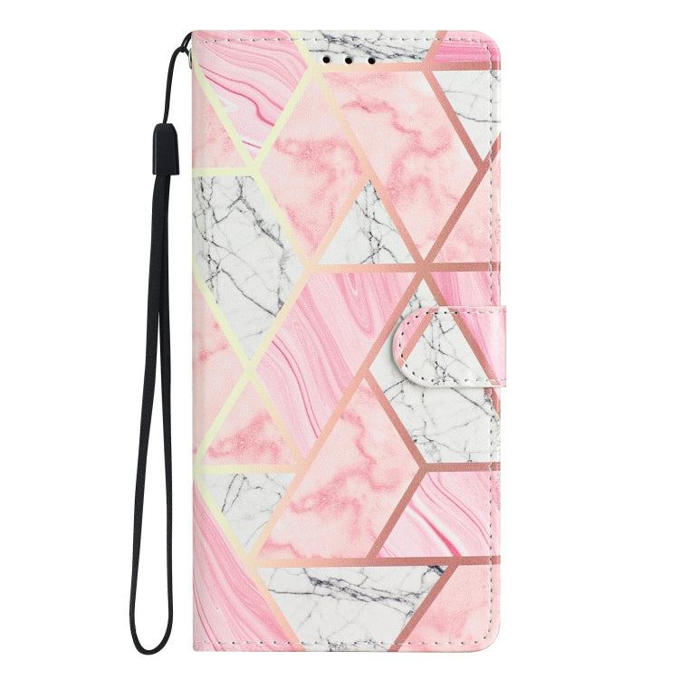 For Blackview A55 Pro Colored Drawing Leather Phone Case(Pink Marble) - More Brand by PMC TechLife | Online Shopping South Africa | PMC TechLife | Buy Now Pay Later Mobicred