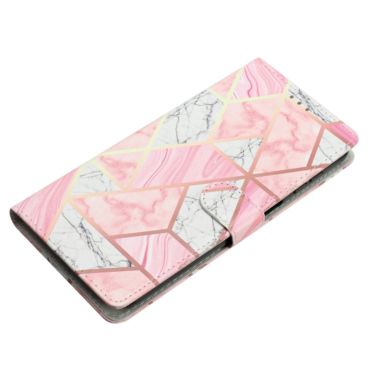 For Blackview A55 Pro Colored Drawing Leather Phone Case(Pink Marble) - More Brand by PMC TechLife | Online Shopping South Africa | PMC TechLife | Buy Now Pay Later Mobicred