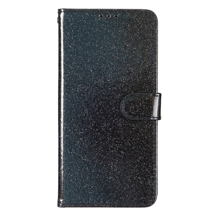For Blackview A53 Pro Glitter Powder Flip Leather Phone Case(Black) - More Brand by PMC TechLife | Online Shopping South Africa | PMC TechLife