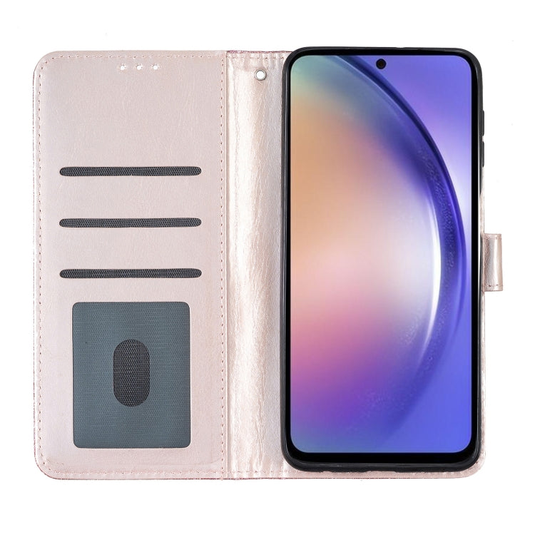 For Blackview A55 Pro Glitter Powder Flip Leather Phone Case(Rose Gold) - More Brand by PMC TechLife | Online Shopping South Africa | PMC TechLife