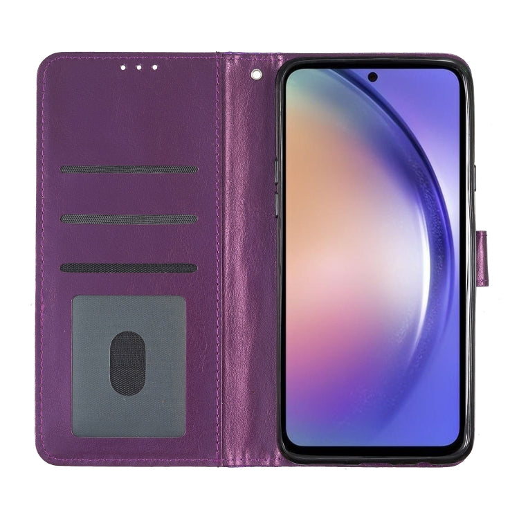 For Blackview A55 Pro Glitter Powder Flip Leather Phone Case(Purple) - More Brand by PMC TechLife | Online Shopping South Africa | PMC TechLife