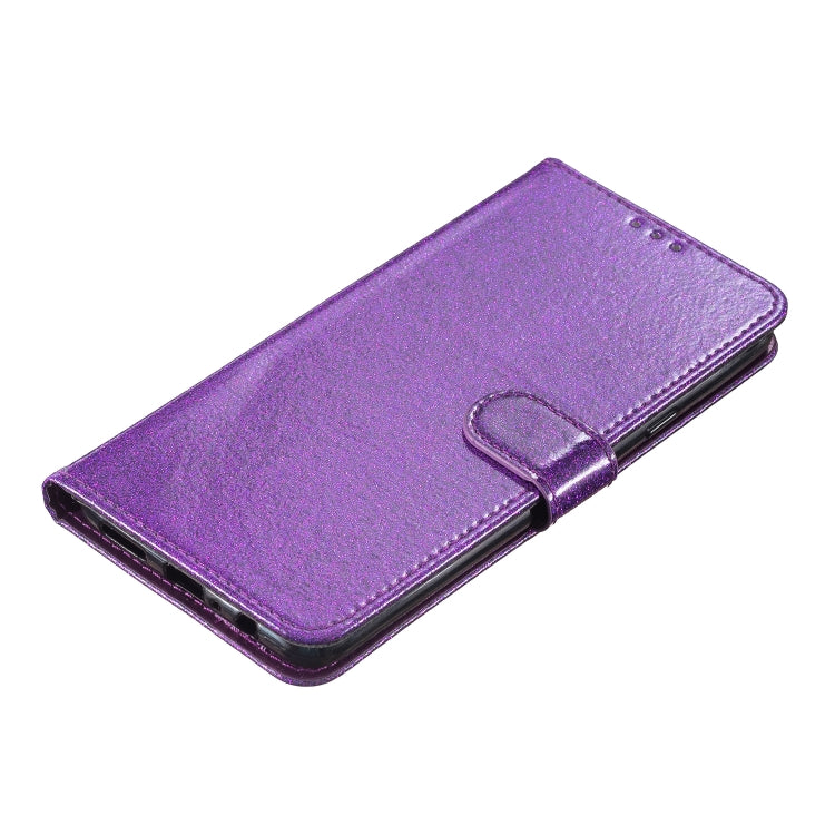 For Blackview A55 Pro Glitter Powder Flip Leather Phone Case(Purple) - More Brand by PMC TechLife | Online Shopping South Africa | PMC TechLife