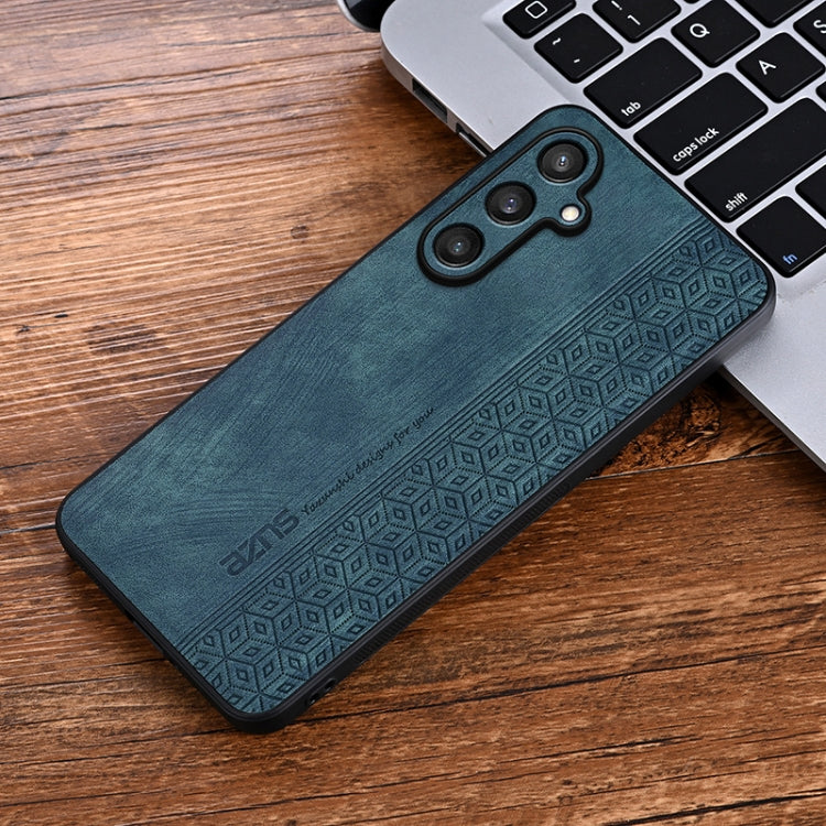 For Samsung Galaxy S24+ 5G AZNS 3D Embossed Skin Feel Phone Case(Dark Green) - Galaxy S24+ 5G Cases by AZNS | Online Shopping South Africa | PMC Jewellery | Buy Now Pay Later Mobicred