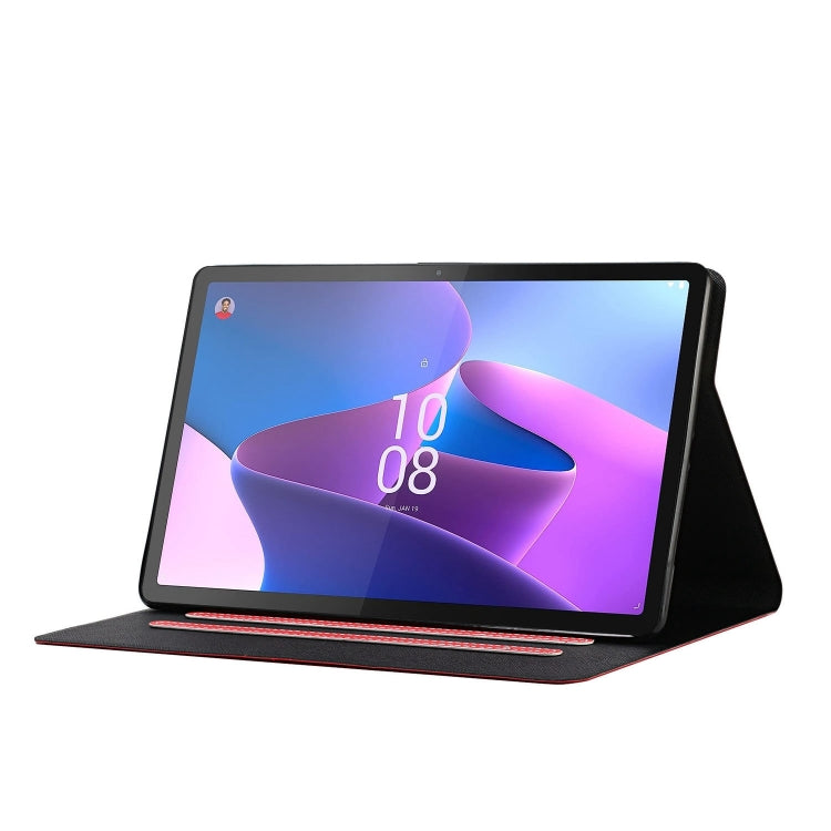 For Lenovo Tab P12 2023 / TB370FU Pure Color Smart Leather Tablet Case(Red) - Lenovo by PMC TechLife | Online Shopping South Africa | PMC TechLife | Buy Now Pay Later Mobicred