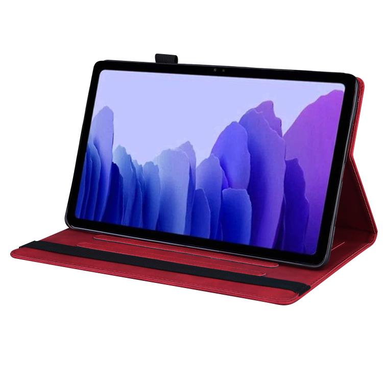 For Honor Pad V9 Splicing Shockproof Leather Tablet Case(Red) - Honor by PMC TechLife | Online Shopping South Africa | PMC TechLife | Buy Now Pay Later Mobicred