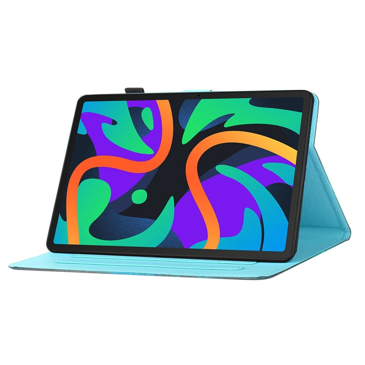 For Lenovo Tab M11/ Xiaoxin Pad 11 2024 Coloured Drawing Stitching Smart Leather Tablet Case(Butterfly) - Lenovo by PMC Jewellery | Online Shopping South Africa | PMC Jewellery | Buy Now Pay Later Mobicred