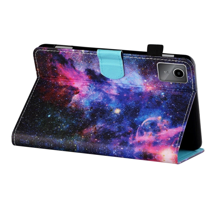 For Lenovo Tab M11/ Xiaoxin Pad 11 2024 Coloured Drawing Stitching Smart Leather Tablet Case(Starry Sky) - Lenovo by PMC Jewellery | Online Shopping South Africa | PMC Jewellery | Buy Now Pay Later Mobicred