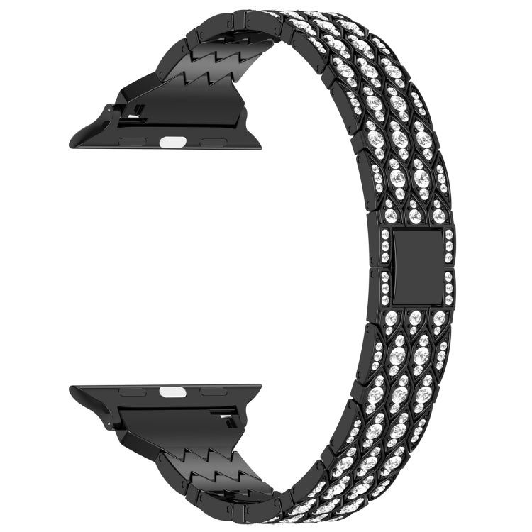 For Apple Watch 42mm Devil Eye Diamond Bracelet Metal Watch Band(Black) - free shipping - PMC TechLife - Order now!