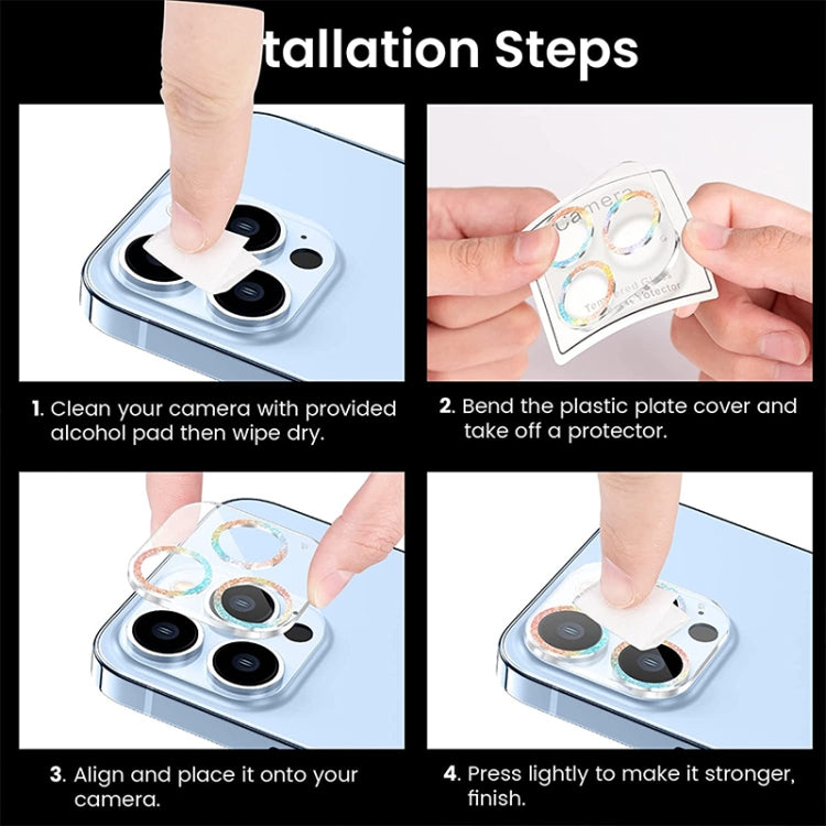 For iPhone 15 Pro Max / 15 Pro Tempered Glass CD Texture Back Camera Film(Titanium) - free shipping - PMC TechLife - Order now!