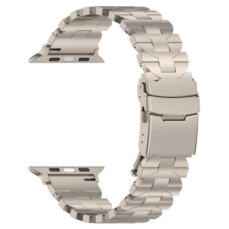 For Apple Watch SE 40mm Butterfly Type Titanium Steel Watch Band(Titanium) - Watch Bands by PMC TechLife | Online Shopping South Africa | PMC TechLife