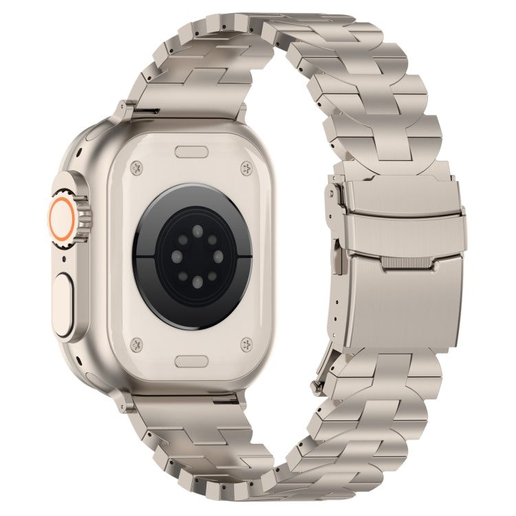 For Apple Watch SE 40mm Butterfly Type Titanium Steel Watch Band(Titanium) - Watch Bands by PMC TechLife | Online Shopping South Africa | PMC TechLife