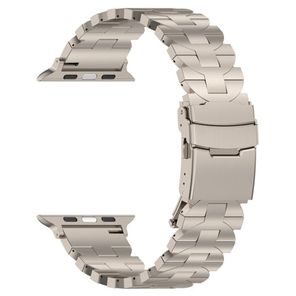 For Apple Watch Series 6 40mm Butterfly Type Titanium Steel Watch Band(Titanium) - Watch Bands by PMC Jewellery | Online Shopping South Africa | PMC Jewellery