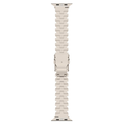 For Apple Watch SE 2022 40mm Butterfly Type Titanium Steel Watch Band(Titanium) - Watch Bands by PMC Jewellery | Online Shopping South Africa | PMC Jewellery