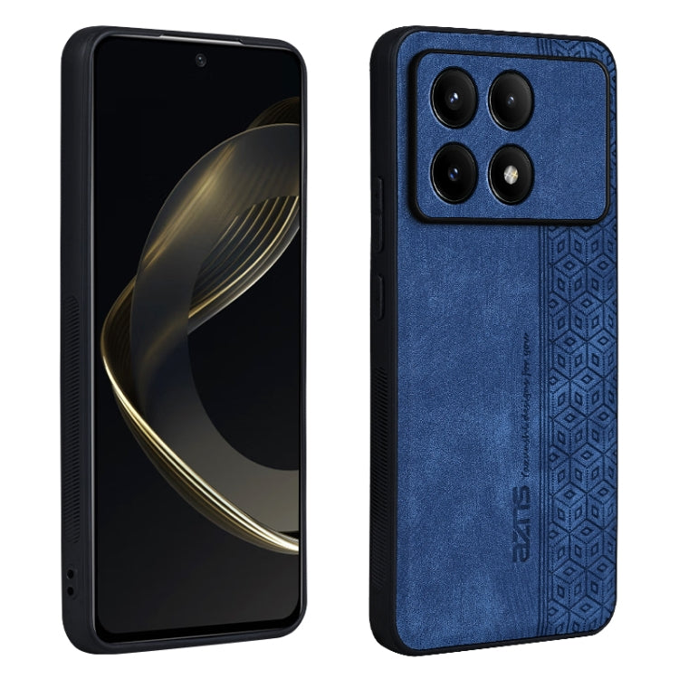 For Xiaomi Redmi K70 AZNS 3D Embossed Skin Feel Phone Case(Sapphire Blue) - Xiaomi Cases by AZNS | Online Shopping South Africa | PMC Jewellery | Buy Now Pay Later Mobicred