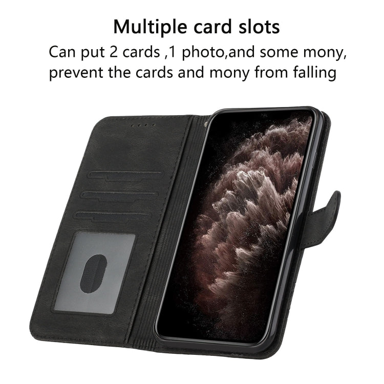For Google Pixel 9 Cubic Skin Feel Flip Leather Phone Case(Black) - Google Cases by PMC TechLife | Online Shopping South Africa | PMC TechLife | Buy Now Pay Later Mobicred