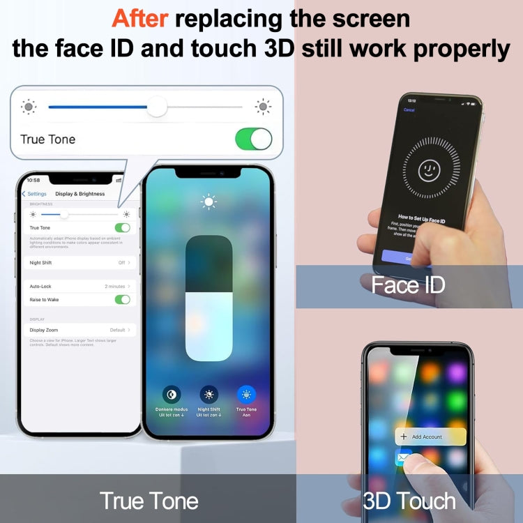 For iPhone 13 Pro Max RJ Incell  LCD Screen - free shipping - PMC TechLife - Order now!