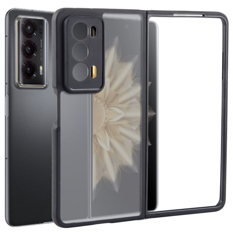 For Honor Magic V2 Matte Black TPU + PC Phone Case - Honor Cases by PMC TechLife | Online Shopping South Africa | PMC TechLife