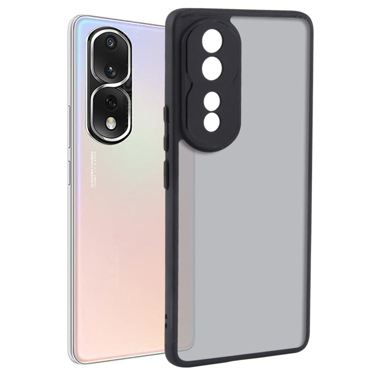 For Honor 80 Pro Fine Pore Matte Black TPU + PC Phone Case - Honor Cases by PMC TechLife | Online Shopping South Africa | PMC TechLife