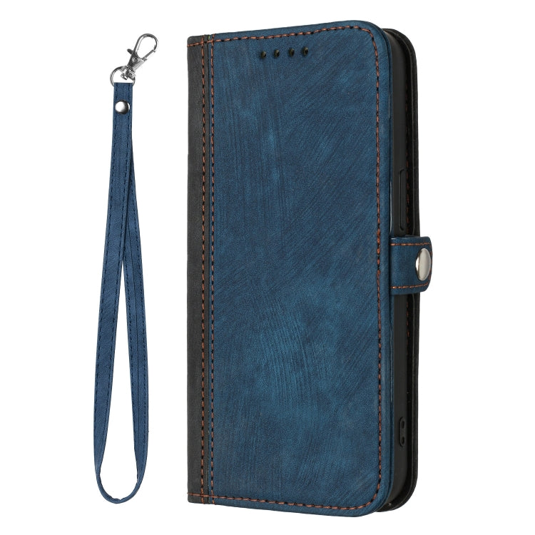 For Google Pixel 9 Pro Side Buckle Double Fold Hand Strap Leather Phone Case(Royal Blue) - Google Cases by PMC Jewellery | Online Shopping South Africa | PMC Jewellery | Buy Now Pay Later Mobicred