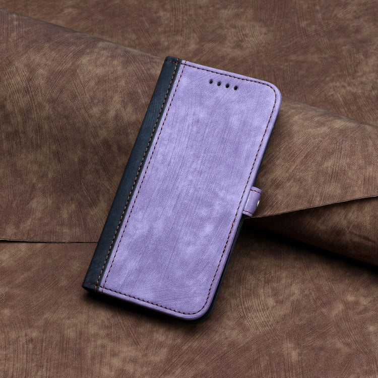 For Xiaomi Redmi K70 Side Buckle Double Fold Hand Strap Leather Phone Case(Purple) - K70 Cases by PMC Jewellery | Online Shopping South Africa | PMC Jewellery | Buy Now Pay Later Mobicred