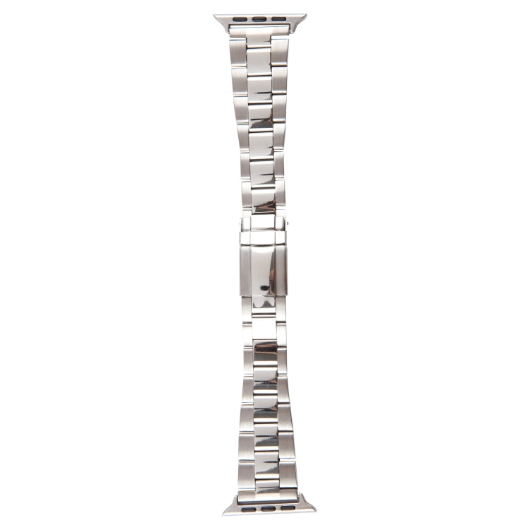 For Apple Watch Series 2 38mm Three-Bead Stainless Steel Watch Band(Silver) - free shipping - PMC TechLife - Order now!