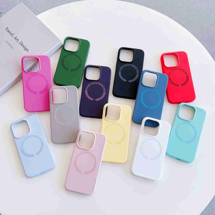 For iPhone 12 Pro Max MagSafe Magnetic Liquid Silicone Phone Case(Yellow) - free shipping - PMC TechLife - Order now!