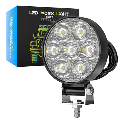 9-30V 12W 6000K 2.5 inch Car LED Engineering Auxiliary Light(White Light) - Work Lights by PMC Jewellery | Online Shopping South Africa | PMC Jewellery | Buy Now Pay Later Mobicred