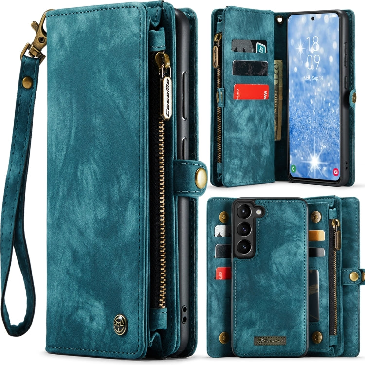 For Samsung Galaxy S24+ 5G CaseMe 008 Detachable Multifunctional Leather Phone Case(Blue) - Galaxy S24+ 5G Cases by CaseMe | Online Shopping South Africa | PMC Jewellery | Buy Now Pay Later Mobicred