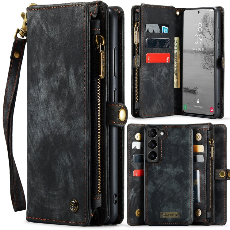For Samsung Galaxy S24 5G CaseMe 008 Detachable Multifunctional Leather Phone Case(Black) - free shipping - PMC Jewellery - Order now!