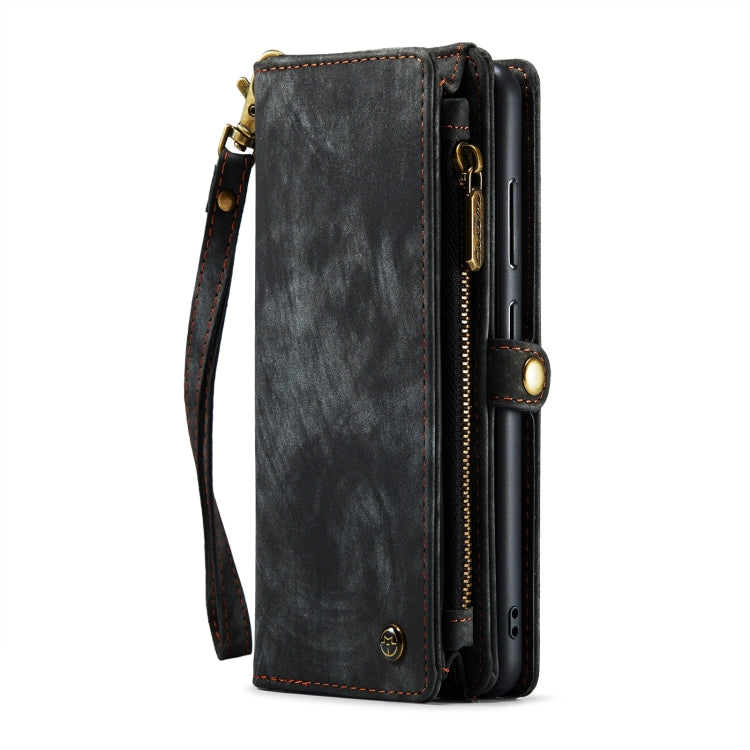 For Samsung Galaxy S24 5G CaseMe 008 Detachable Multifunctional Leather Phone Case(Black) - free shipping - PMC Jewellery - Order now!