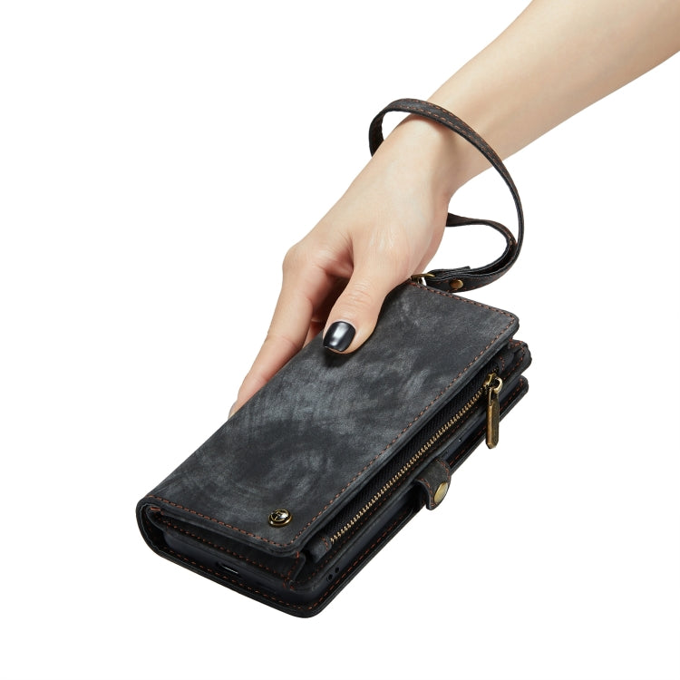 For Samsung Galaxy S24 5G CaseMe 008 Detachable Multifunctional Leather Phone Case(Black) - free shipping - PMC Jewellery - Order now!